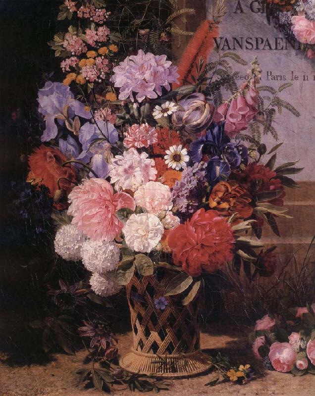 Chazal Antoine Le Tombeau de Van Spaendonck France oil painting art